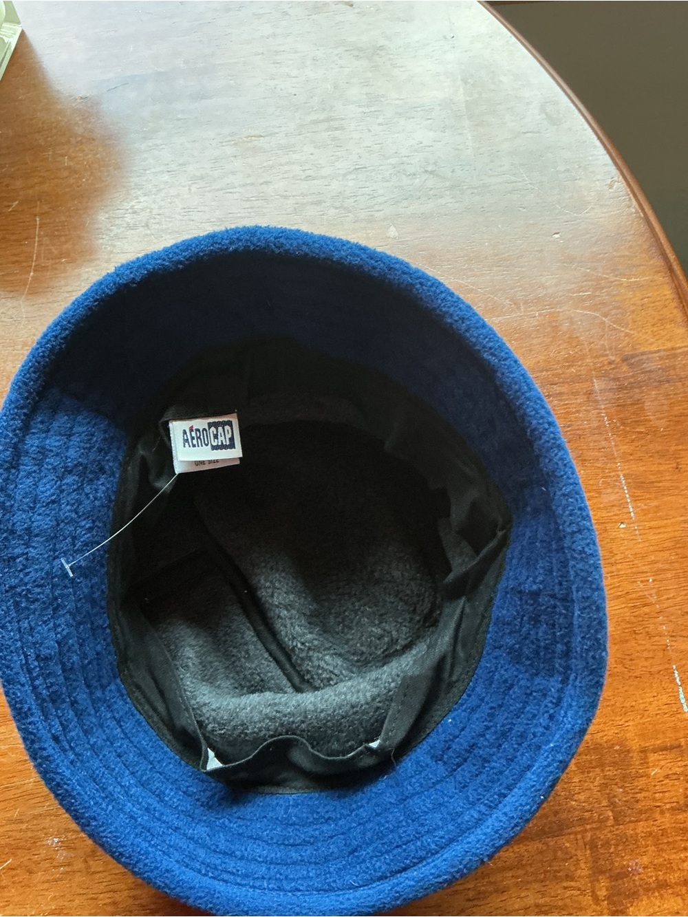 Aeropostale Fleece Bucket Hat Blue One Size NWT 2000s Vintage Y2K - Picture 13 of 13